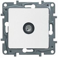 Розетка TV Оконечная без рамки Legrand Etika 1-м. белый  картинка